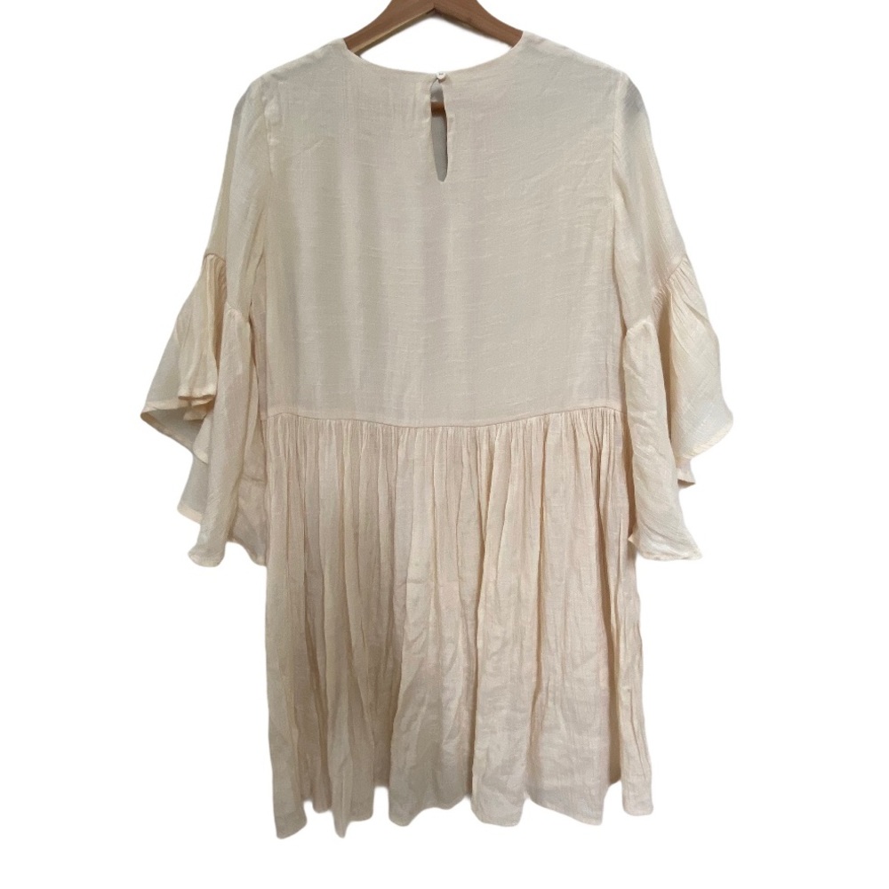 Umgee Embroidered Boho Style Tunic Cream Medium - Picture 2 of 7